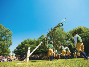 Midsummer celebration in Sweden Hills, Japan